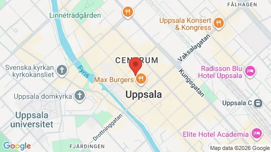 Büros zur Miete i Uppsala - kort over placeringen