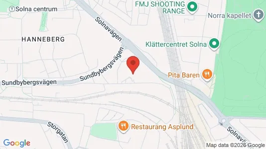 Office spaces for rent i Solna - Photo from Google Street View