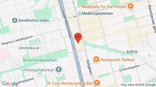 Espacios de oficina En alquiler i Södermalm - Foto de Google Street View