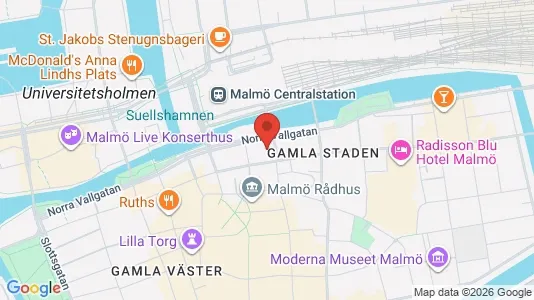 Kontorlokaler til leje i Malmø Centrum - Foto fra Google Street View