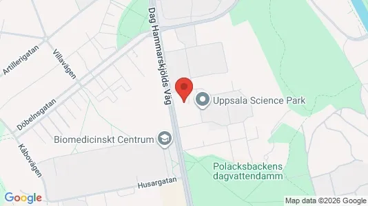 Office spaces for rent i Uppsala - kort over placeringen