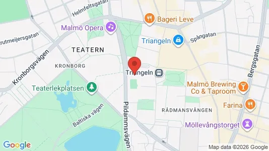 Kontorlokaler til leje i Malmø Centrum - Foto fra Google Street View
