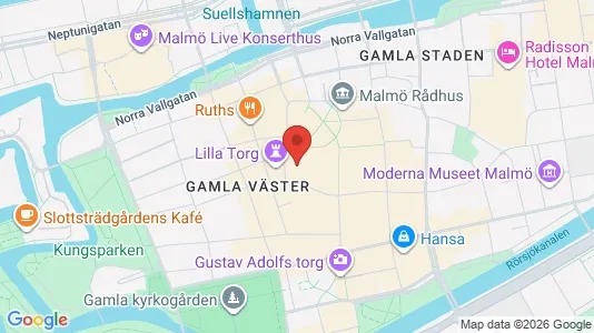 Kontorlokaler til leje i Malmø Centrum - Foto fra Google Street View