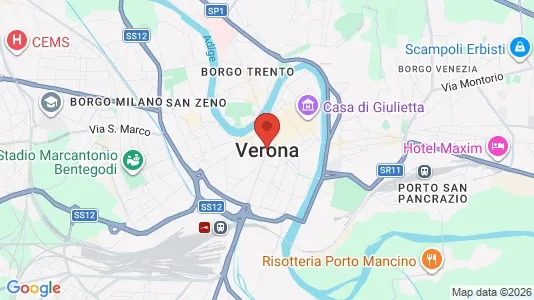 Ladenlokale zur Miete i Verona – Foto von Google Street View