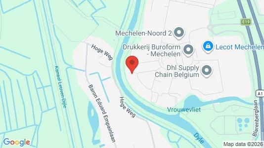 Kontorer til leie i Mechelen – Bilde fra Google Street View