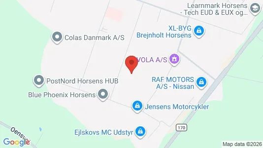 Lager til leie i Horsens – Bilde fra Google Street View