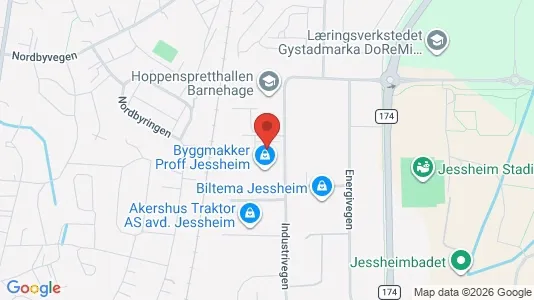 Kantorruimte te huur i Ullensaker - Foto uit Google Street View
