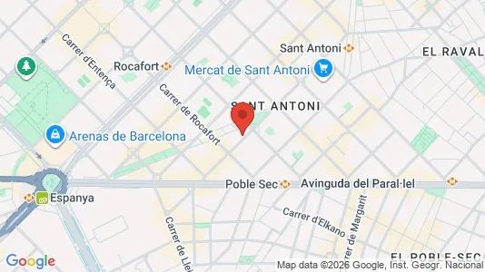 Företagslokaler för uthyrning i Barcelona Eixample – Foto från Google Street View