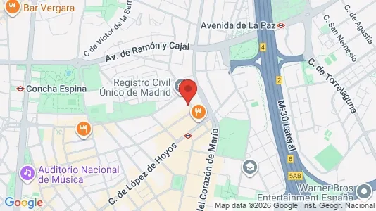Büros zur Miete i Madrid Chamartín – Foto von Google Street View