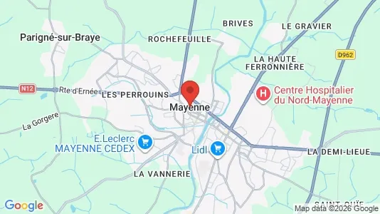 Boligeiendommer til salgs i Mayenne – Bilde fra Google Street View