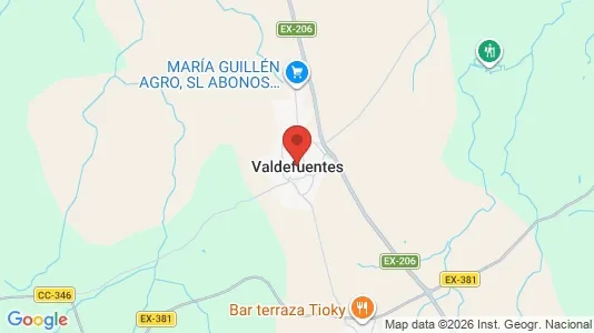 Kontorslokaler för uthyrning i Valdefuentes – Foto från Google Street View