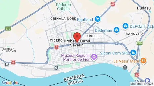 Commercial properties for rent i Drobeta-Turnu Severin - kort over placeringen