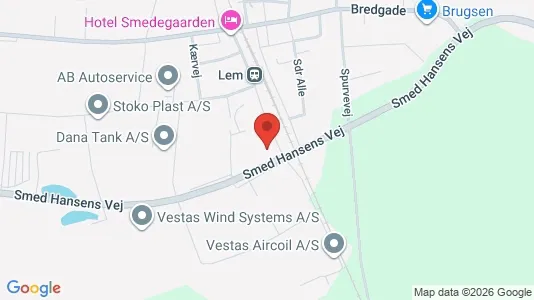 Office spaces for rent i Lem St - kort over placeringen