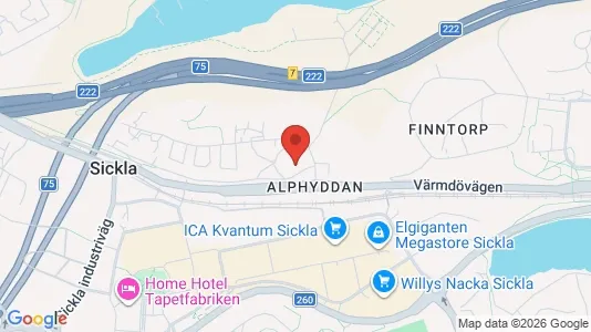 Propiedades industriales En alquiler i Nacka - Foto de Google Street View