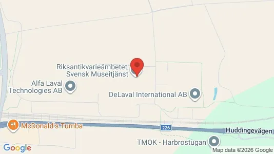Industrial properties for rent i Botkyrka - kort over placeringen