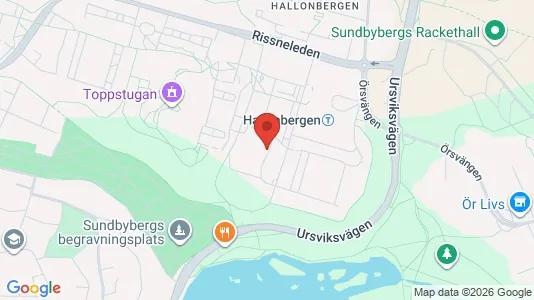 Lokaler til leie i Sundbyberg - kort over placeringen