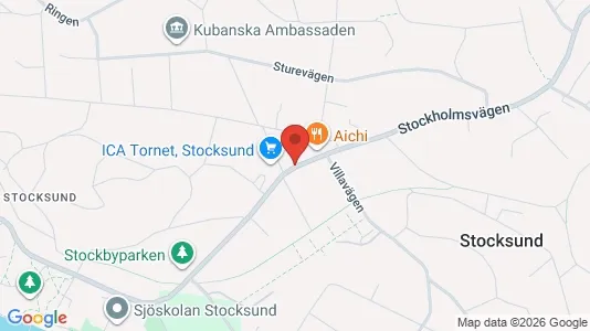 Lokaler til leie i Danderyd - kort over placeringen
