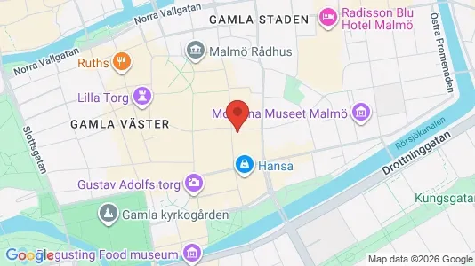 Commercial properties for rent i Malmö City - kort over placeringen