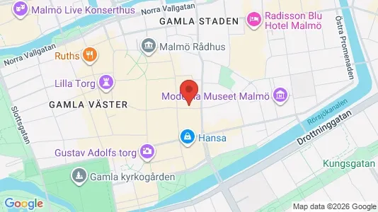 Lokaler til leje i Malmø Centrum - kort over placeringen