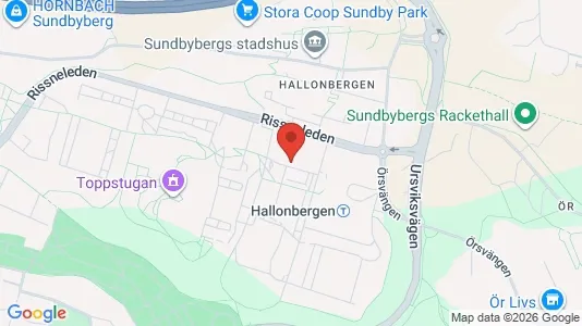 Lokaler til leje i Sundbyberg - kort over placeringen