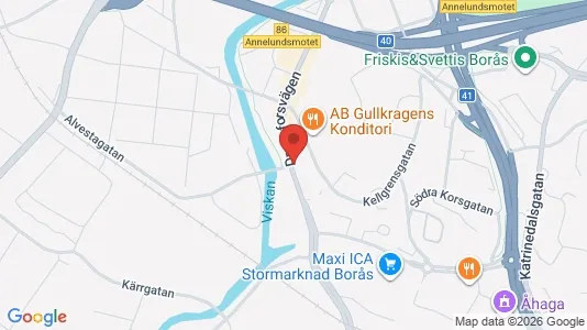 Gewerbeflächen zur Miete i Borås – Foto von Google Street View