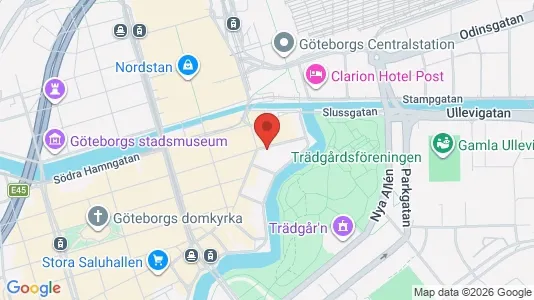 Lokaler til leje i Gøteborg Centrum - kort over placeringen