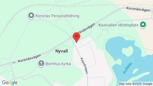 Commercial properties for rent i Gävle - kort over placeringen