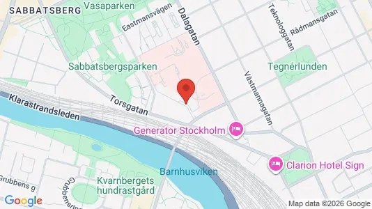Commercial properties for rent i Vasastan - kort over placeringen