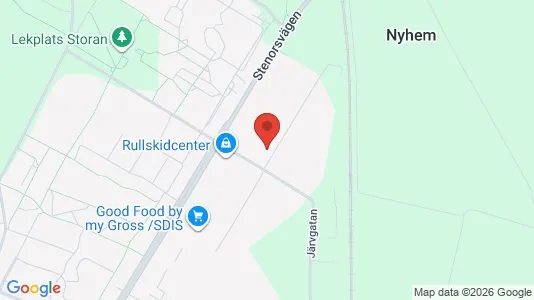 Commercial properties for rent i Landskrona - kort over placeringen