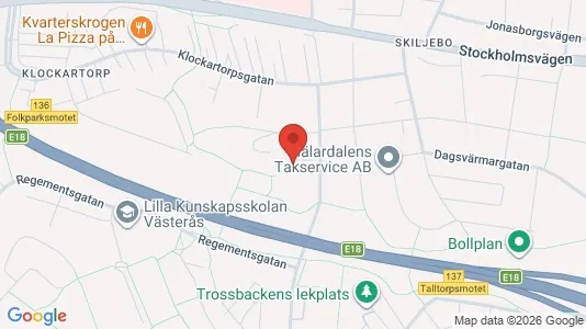 Lokaler til leie i Västerås - kort over placeringen