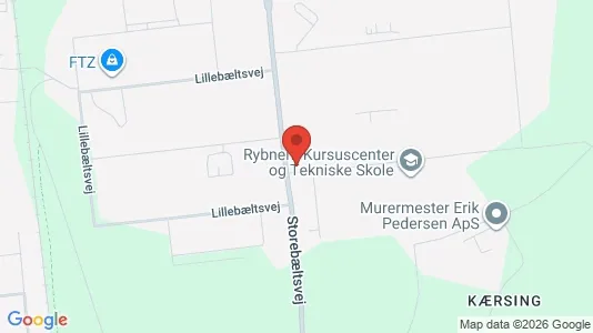 Warehouses for rent i Esbjerg N - kort over placeringen