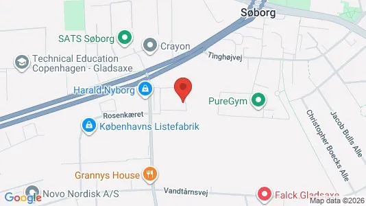 Büros zur Miete i Søborg – Foto von Google Street View