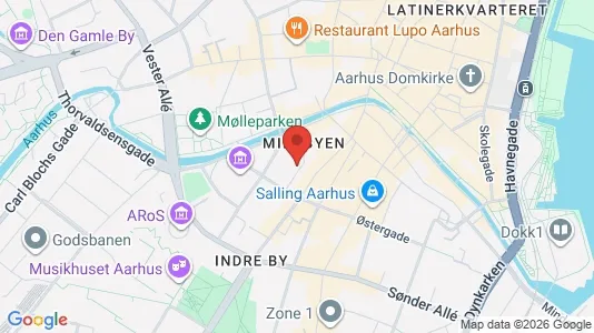 Coworking spaces zur Miete i Aarhus C – Foto von Google Street View