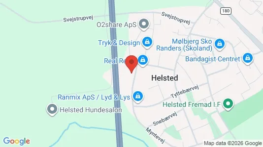 Warehouses for rent i Randers NV - kort over placeringen