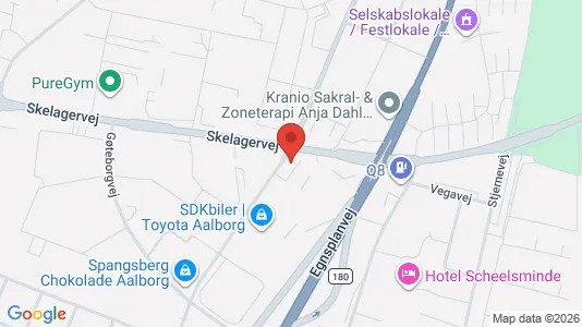 Office spaces for rent i Aalborg SV - kort over placeringen