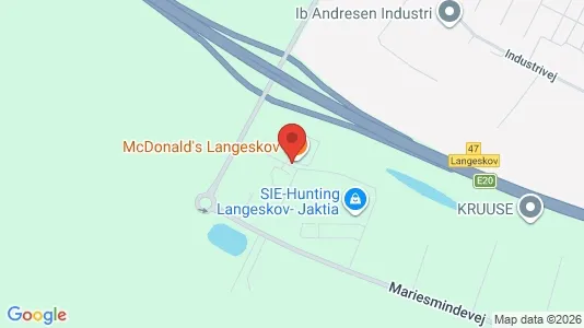 Gewerbeflächen zur Miete i Langeskov – Foto von Google Street View