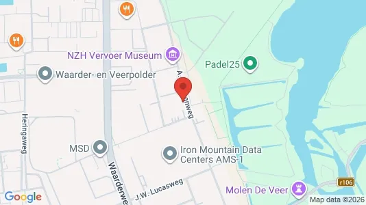 Real estate lands for rent i Haarlem - kort over placeringen
