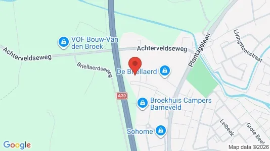 Commercial properties for rent i Barneveld - kort over placeringen