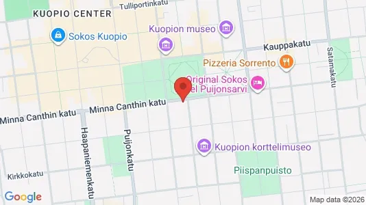 Lokaler til leje i Kuopio - kort over placeringen