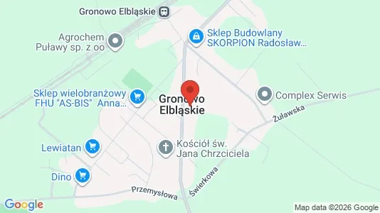 Kontorslokaler för uthyrning i Elbląski – Foto från Google Street View