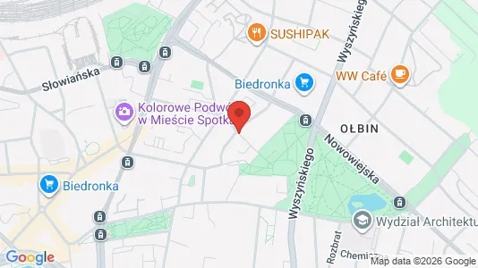 Espacios de oficina En alquiler i Wrocław - Foto de Google Street View