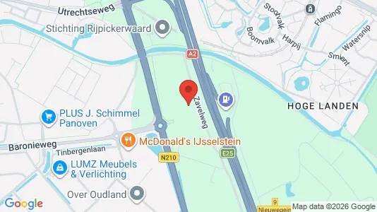 Commercial properties for rent i IJsselstein - kort over placeringen