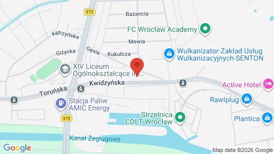 Espacios de oficina En alquiler i Wrocław - kort over placeringen