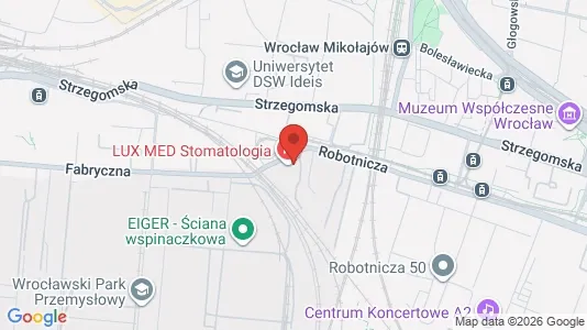 Espacios de oficina En alquiler i Wrocław - kort over placeringen