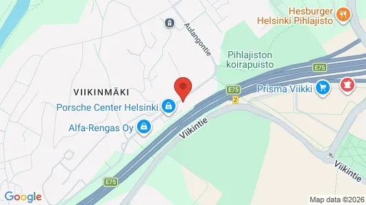 Industrial properties for rent i Helsinki Koillinen - kort over placeringen