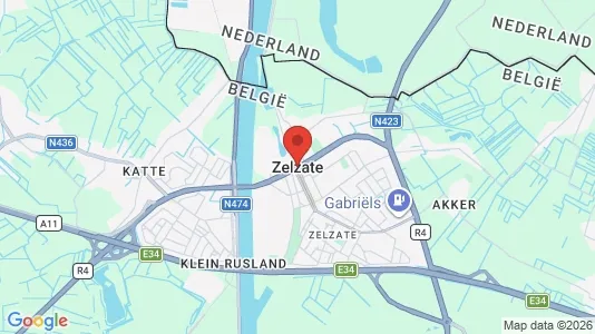 Kontorlokaler til leje i Zelzate - Foto fra Google Street View