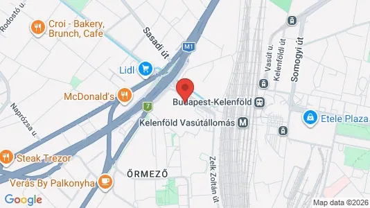 Toimistotilat Vuokrattavana i Budapest Újbuda - Kuva Google Street Viewstä