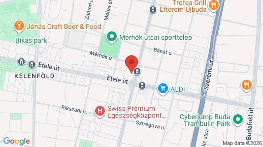 Büros zur Miete i Budapest Újbuda – Foto von Google Street View