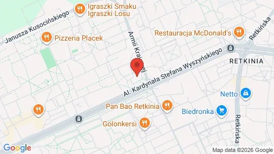 Commercial properties for rent i Łódź - kort over placeringen
