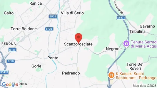 Shops for rent i Scanzorosciate - kort over placeringen